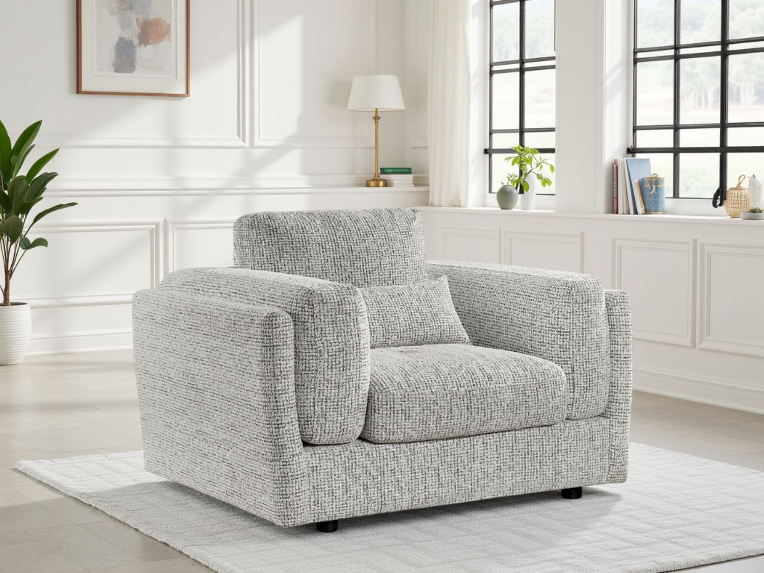 Bari Sofa Grey Armchair