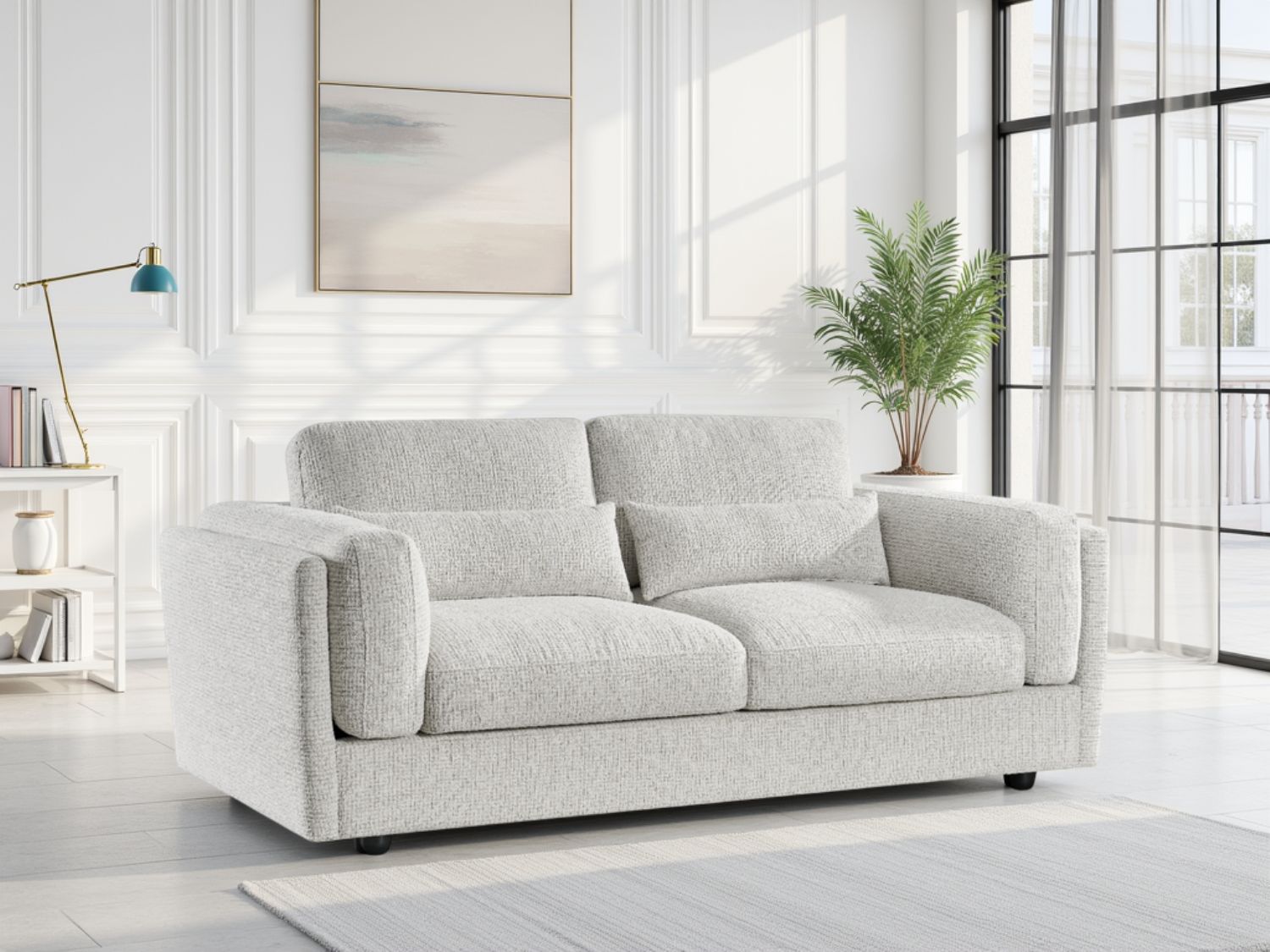 Bari Sofa Beige 3 Seater