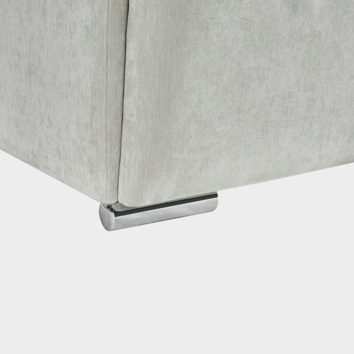 Beige Fabric Left Hand Facing Corner Sofa