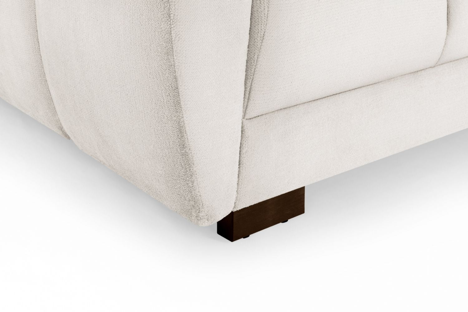 Cream Chenille Fabric 3 Seater Large Convertible Sofabed