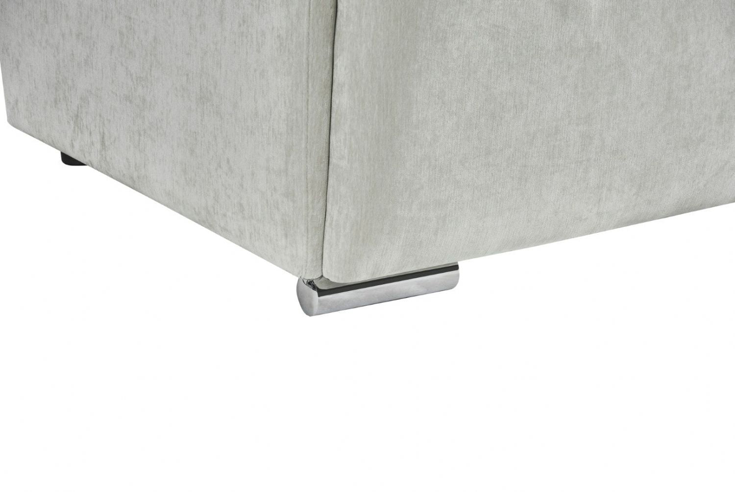 Beige Fabric Right Hand Facing Corner Sofa