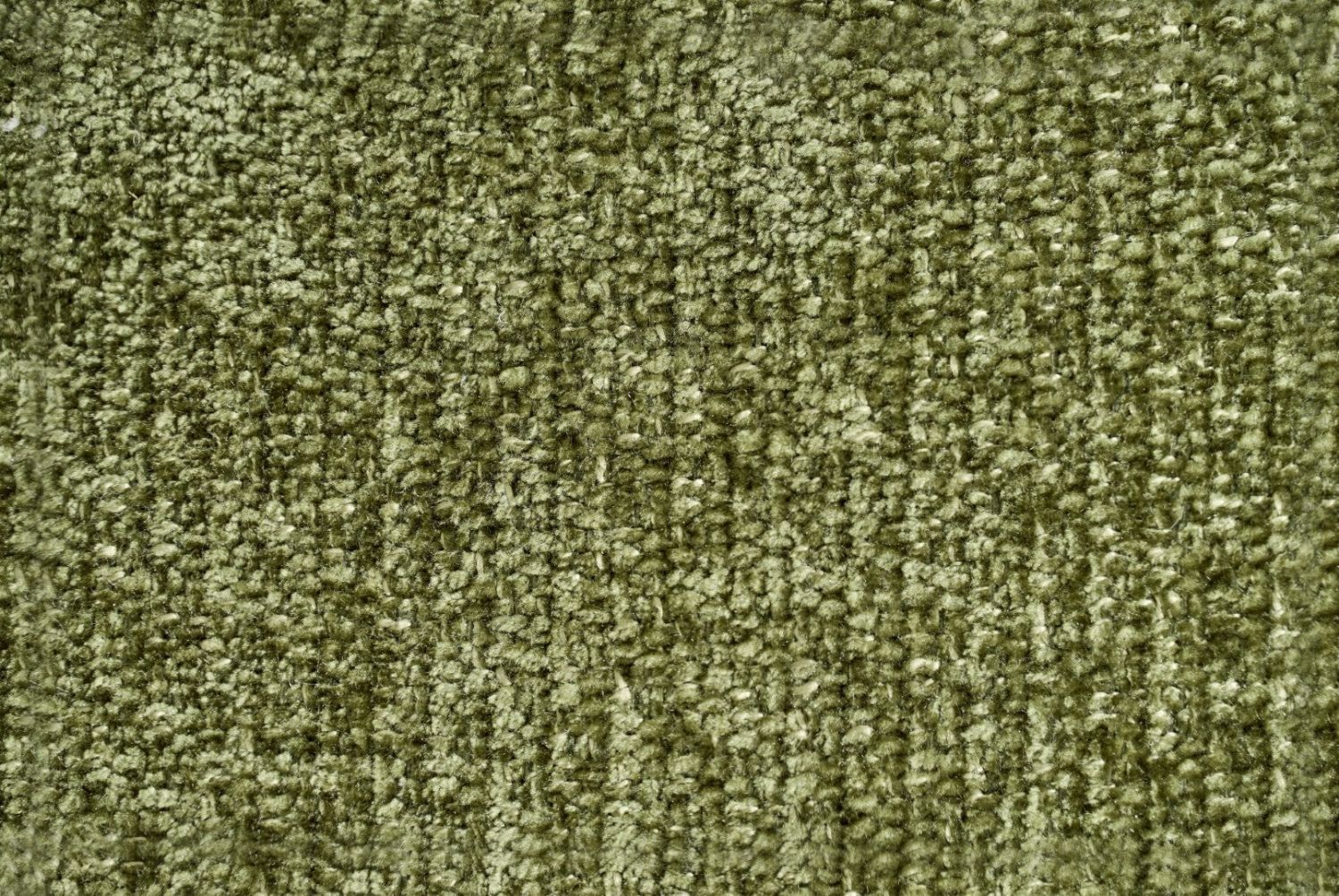 Olive Green Fabric Channel Tufted Design 3 Seater Sofa