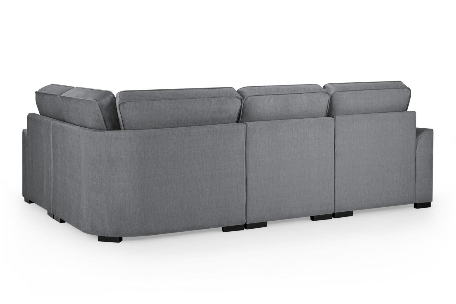 Grey Fabric Large Universal Corner Sofa