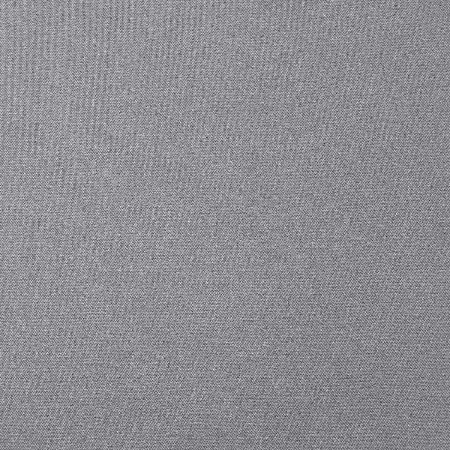 Grey Fabric Upholstery U Shape Corner Sofa Black Feet