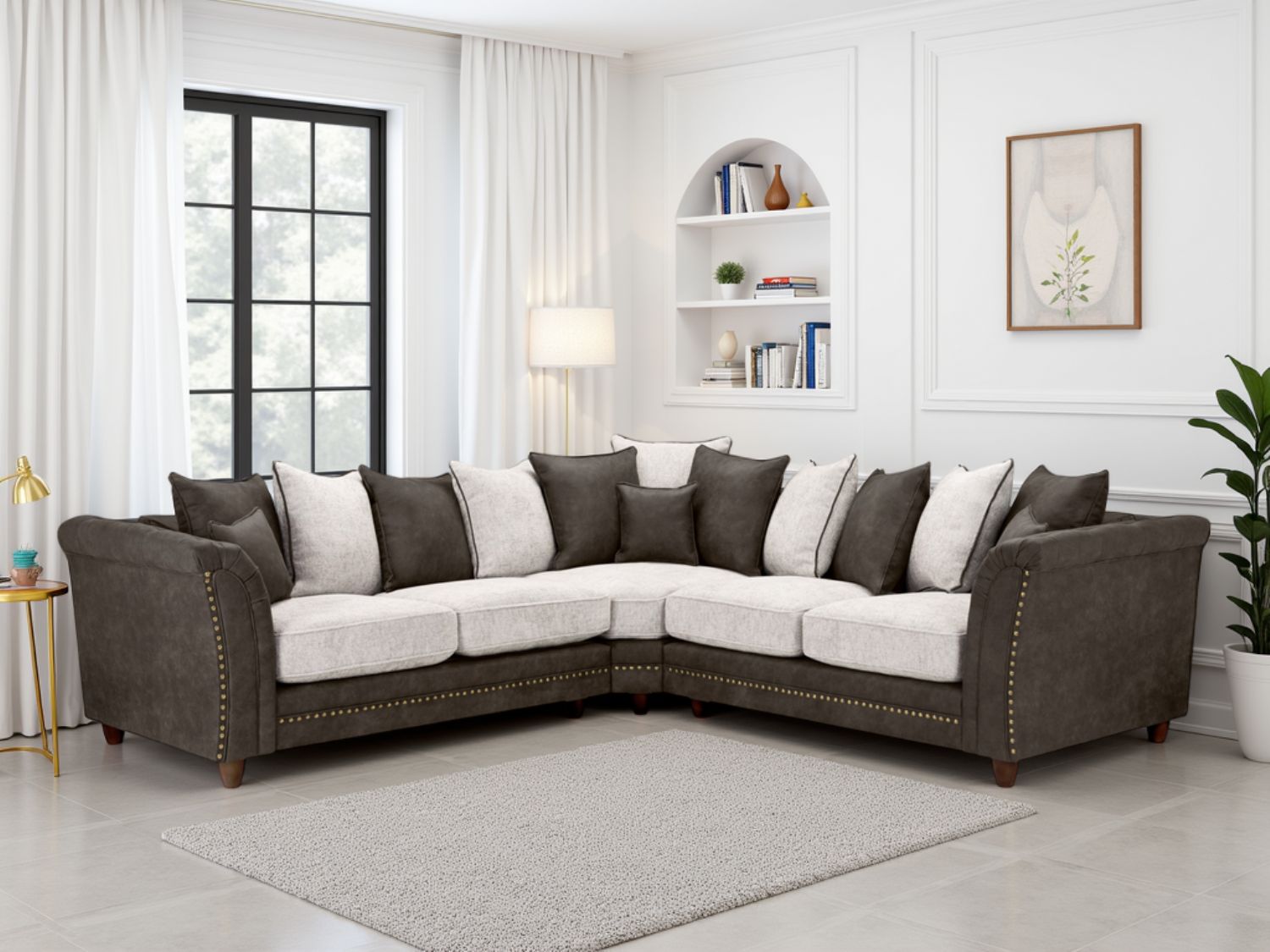 brown-traditional-corner-sofa