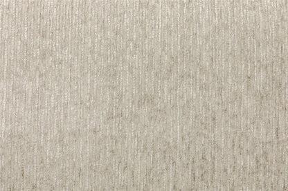 Beige Chenille Fabric Square Footstool