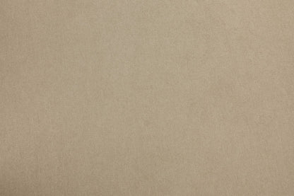 Beige Fabric 2 Seater Scrolled Arms Sofa with Wooden Feet