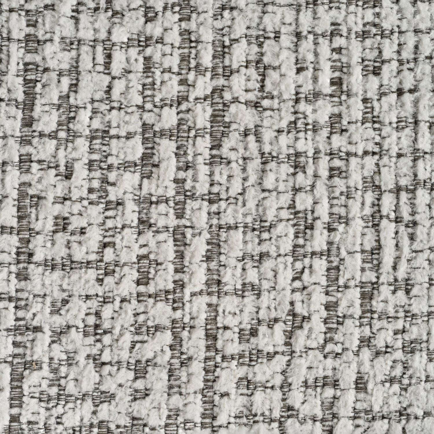 Grey Textured Fabric 3 Seater Sofa Laid Back Design