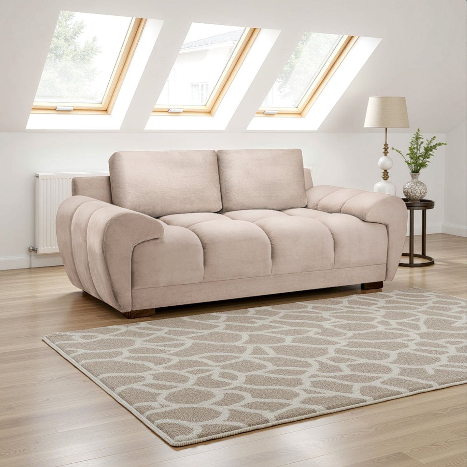 Azzuro Sofa Mocha 2 Seater