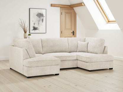 Carnaby Sofa Boucle Beige U Shape Corner