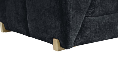 Charcoal Fabric L Shaped Corner Sofa Right Hand Facing