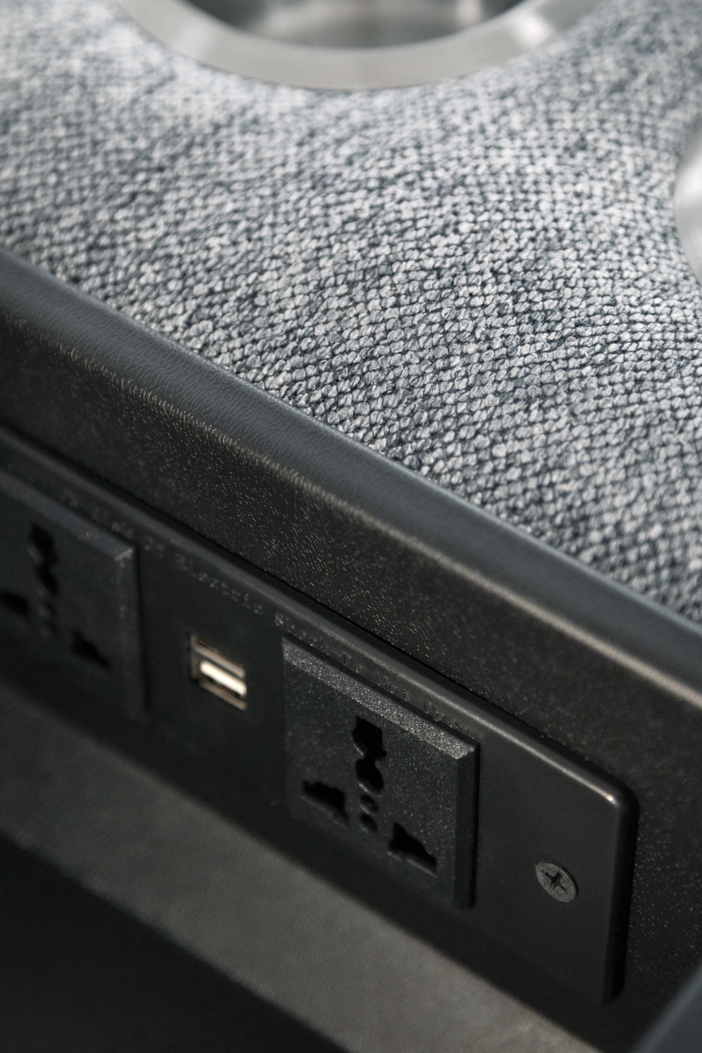 Grey Fabric 2 Seater Electric Recliner Sofa Pillow Top Arm