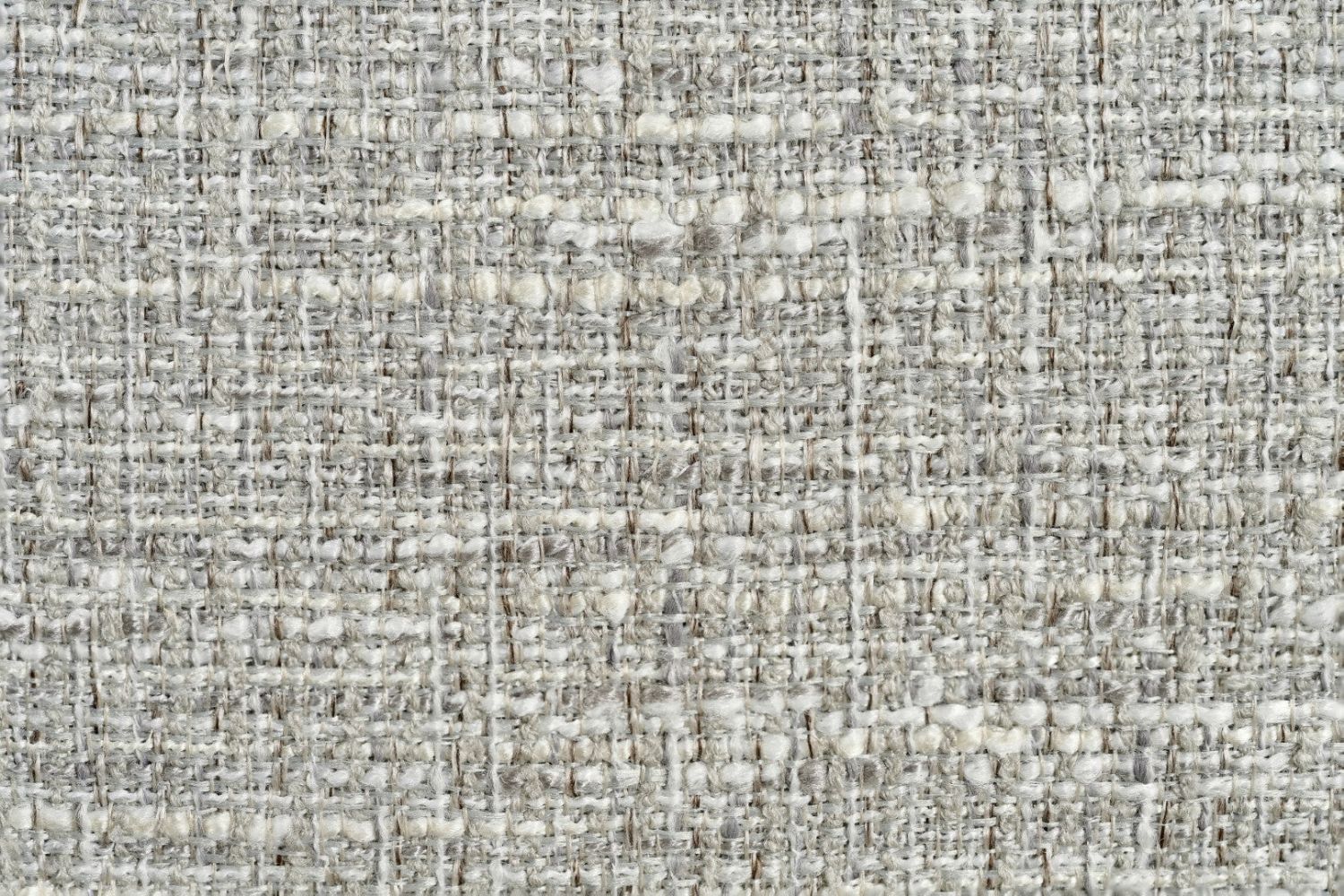 Silver Woven Fabric Left Hand Facing Electric Recliner Sofa