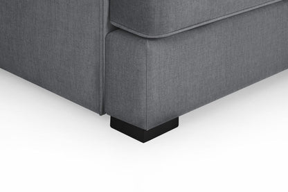 Grey Fabric Large Universal Corner Sofa