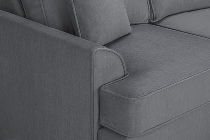 Grey Fabric Large Universal Corner Sofa