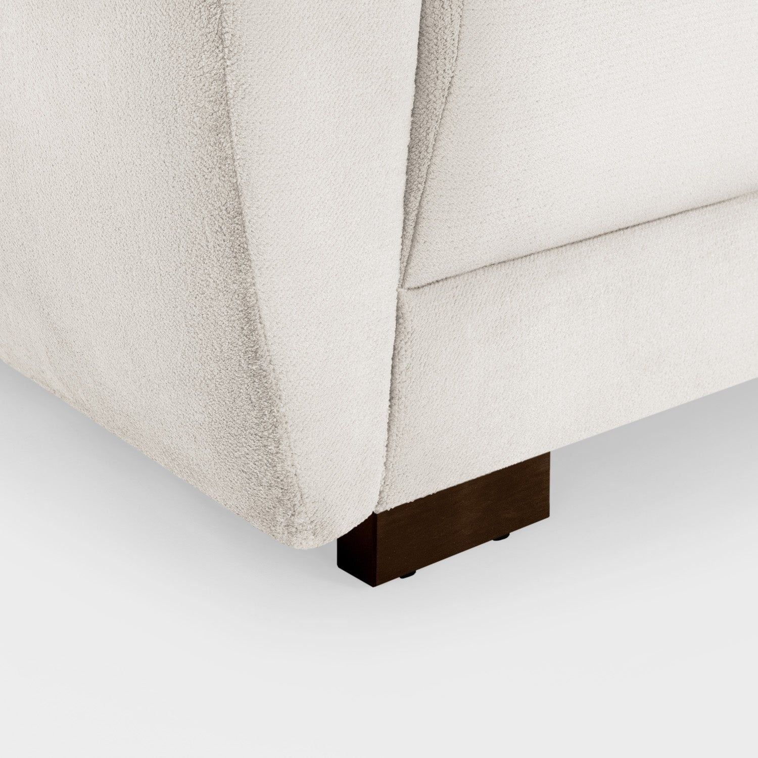 Cream Chenille Fabric 2 Seater Large Convertible Sofabed